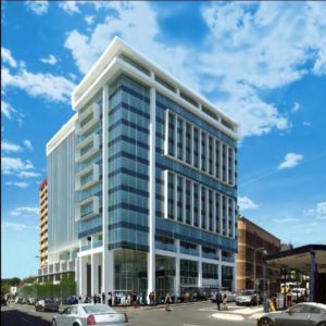 Previously approved 13 storey commercial building