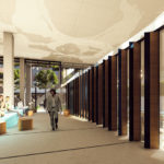 Architectual rendering of proposed 251 Wickham Street foyer