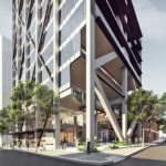 Architectual rendering of proposed 251 Wickham Street, Fortitude Valley