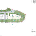 Landscape plan of proposed hotel day spa area
