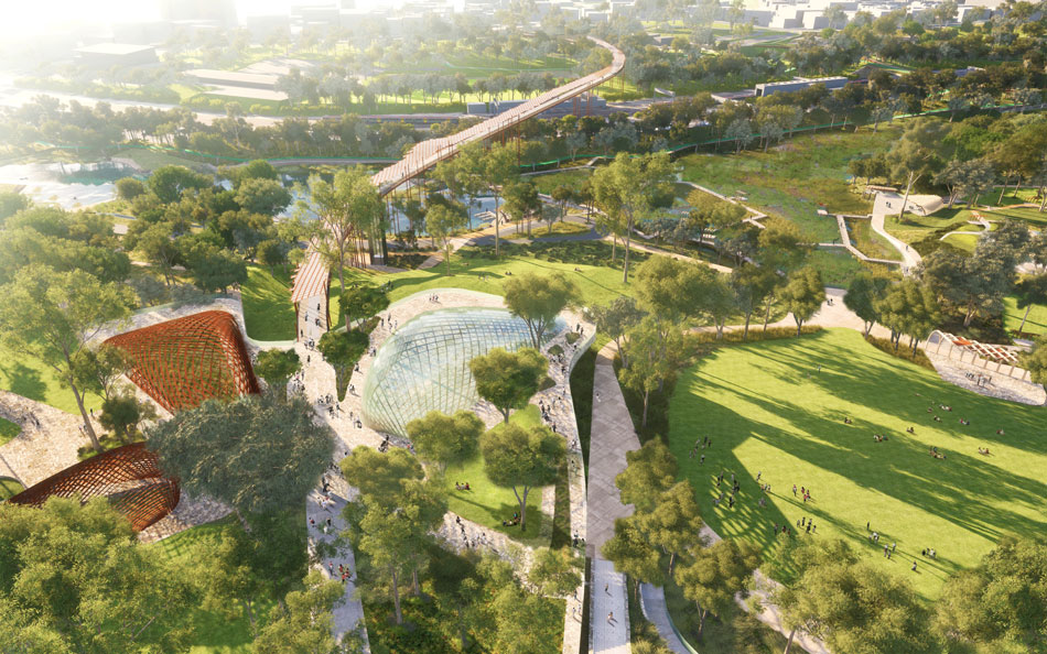 Rendering of the Green - Victoria Park