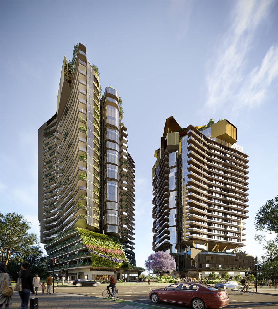 Architectual rendering of 281-297 Montage Road, West End from Vulture Street