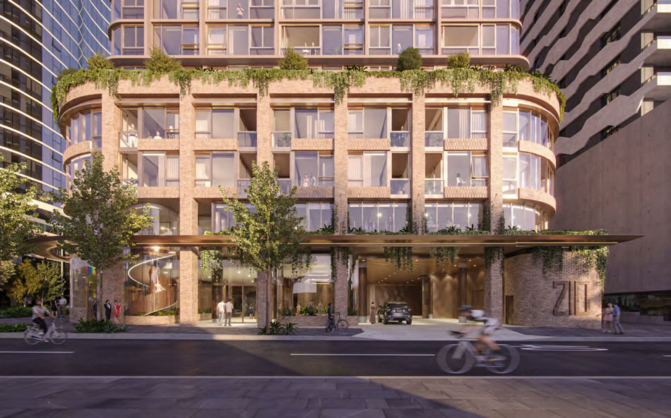 Architectual rendering of 210 Brunswick Street, Fortitude Valley