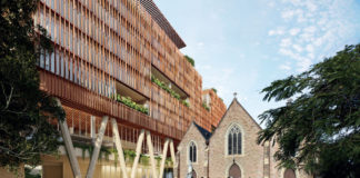 Architectural rendering of 58 Morgan Street, Fortitude Valley proposal