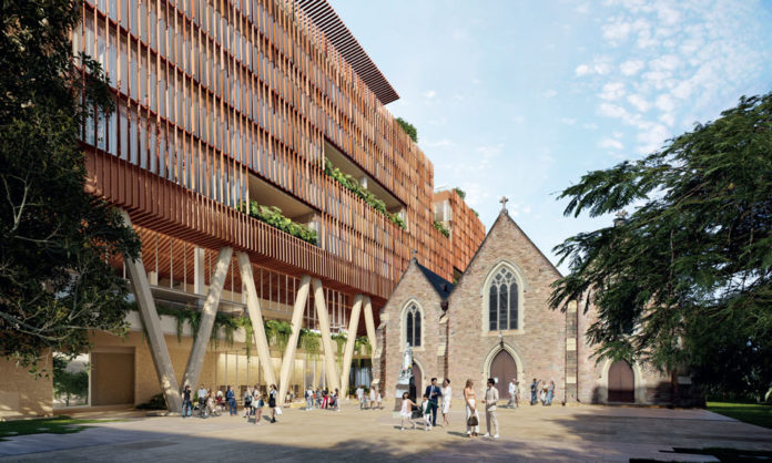 Architectural rendering of 58 Morgan Street, Fortitude Valley proposal