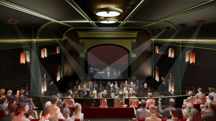 Architectural rendering of inside the proposed Princess Theatre