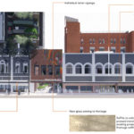 Proposed Torrens University facade along Brunswick Street