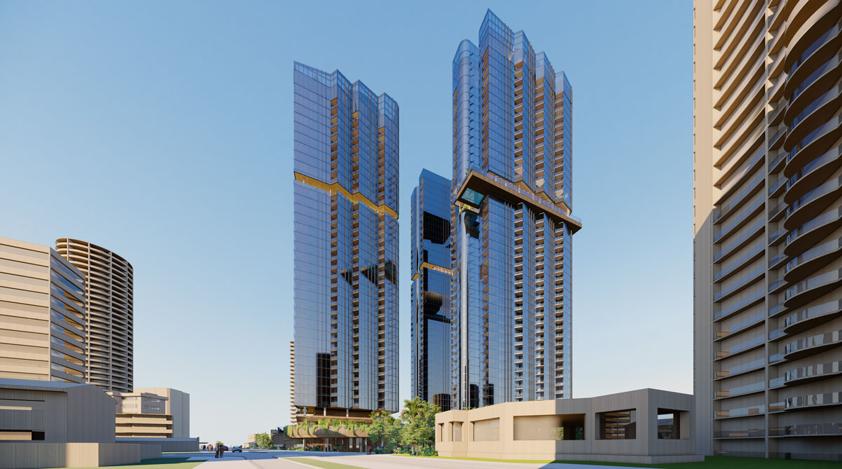 Architectural rendering of SPG's 103 Ferny Avenue, Surfers Paradise