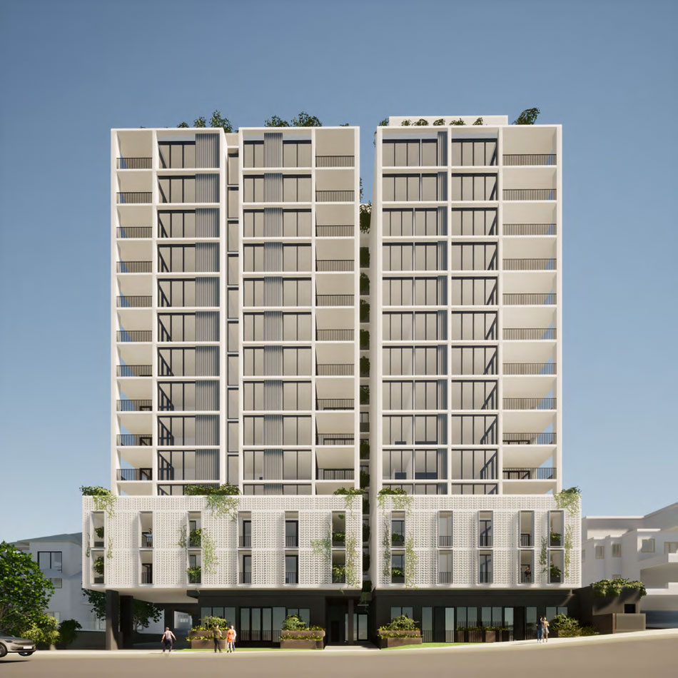 Architectural rendering of 28 Lissner Street, Toowong