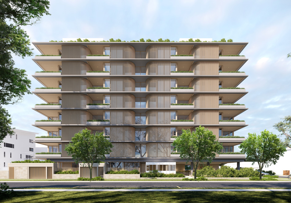 Architectural rendering of Waverly Residences