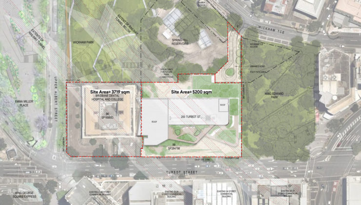 Proposed site map of 200 Turbot Street
