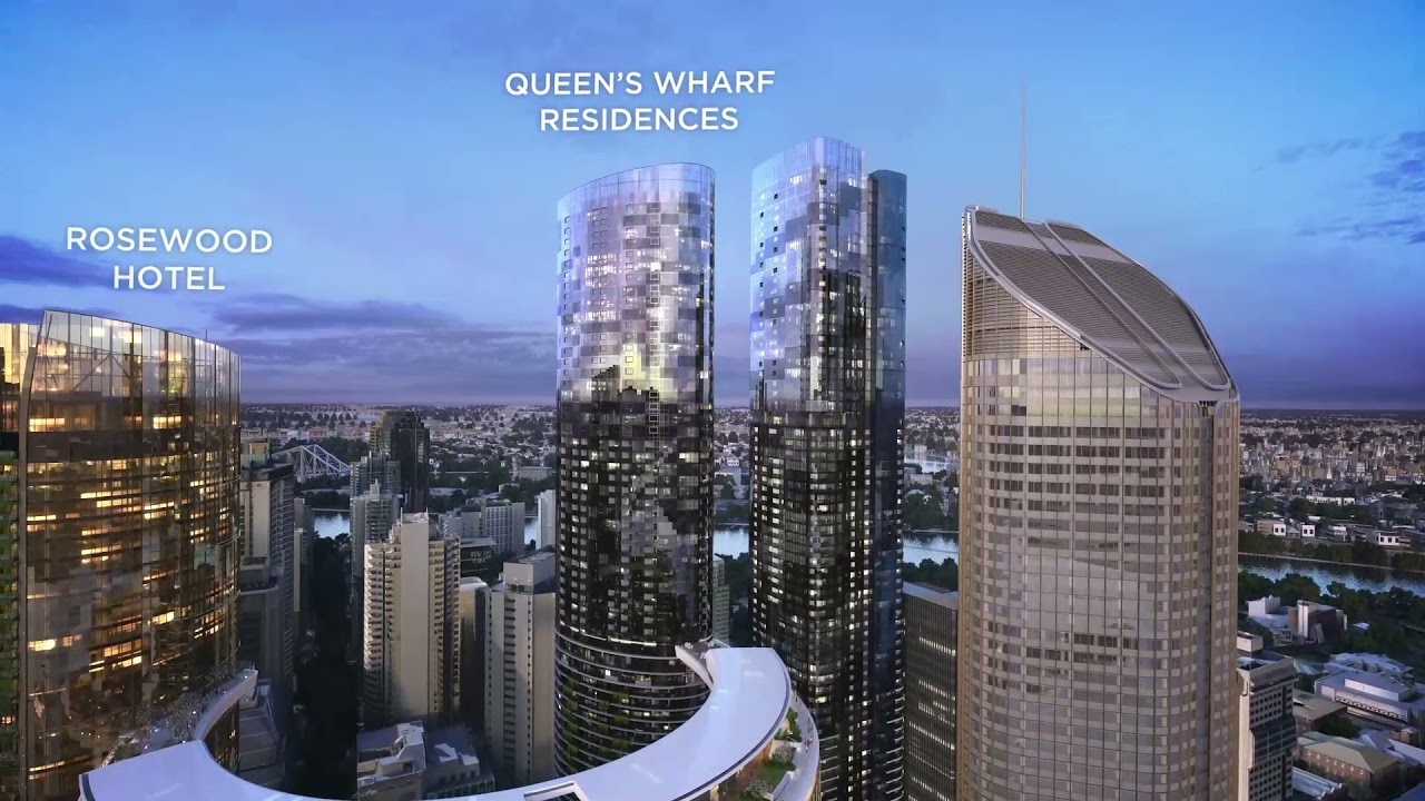 Updated Queen's Wharf Brisbane Flythrough 2022