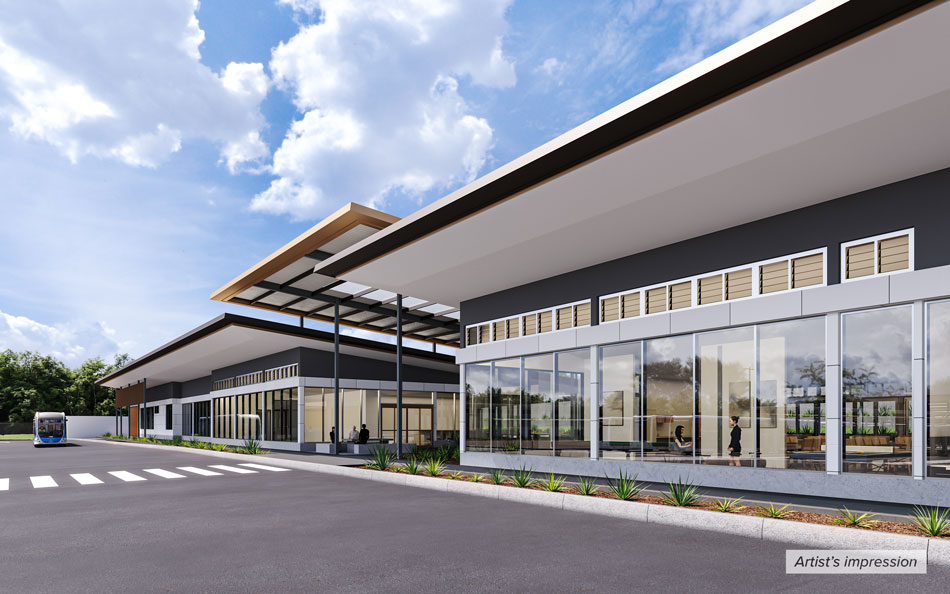 Architectural rendering of Rochedale Depot Admin Centre