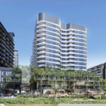 Architectural rendering of Portside Wharf building 19