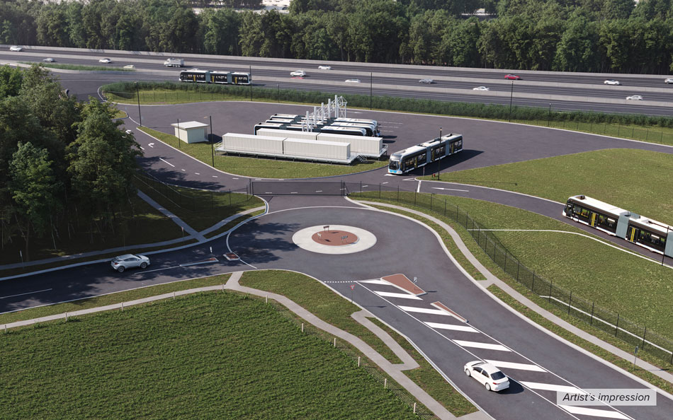 Architectural rendering of Rochedale Depot - School Road