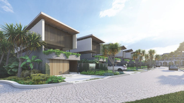 Architectural rendering of proposed Villas