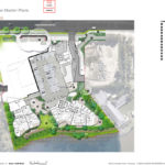 Proposed lower plaza landscaping plan