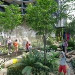 Architectural rendering of 'Secret Garden' within stage 7 of Pellicano's South City Square