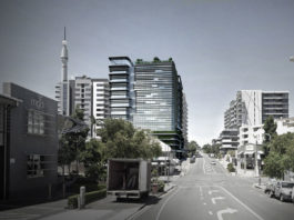 Architectural rendering of Silverstone's 10 Edmondstone Street, South Brisbane