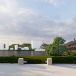 Architectural rendering of 23 Castlebar Street - Formal lawn