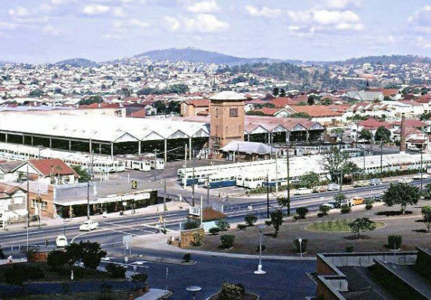 Buranda tram depot in 1969