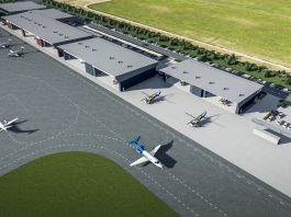 Rendering of proposed Aeromedical Facility at Brisbane Airport