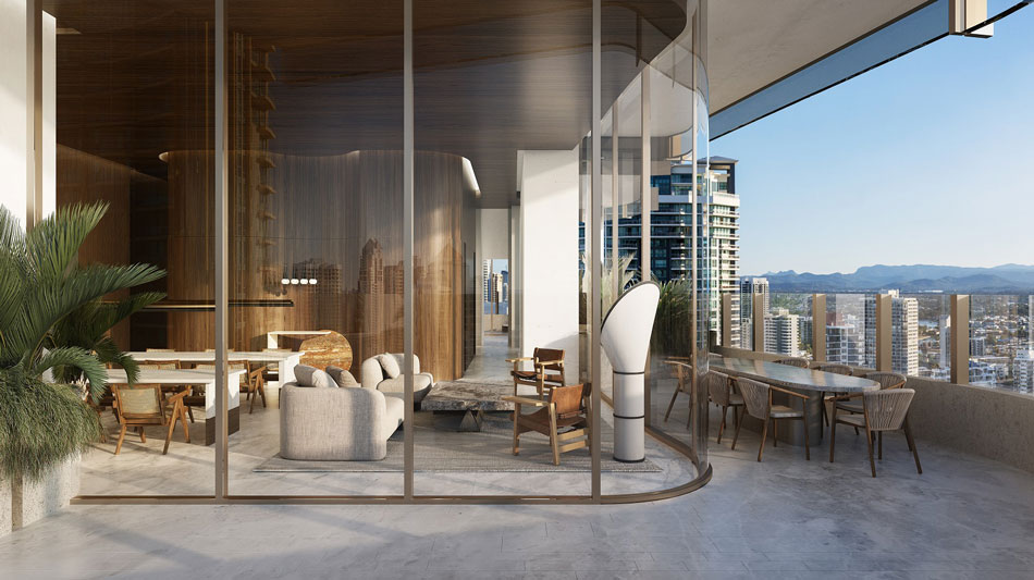 Rendering of SPG Land's Paradise Place at Surfers Paradise on the Gold Coast