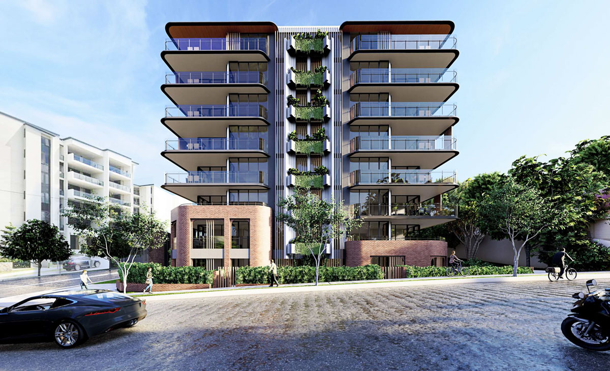 Architectural rendering of Arden Group's 56-60 Crosby Road, Albion