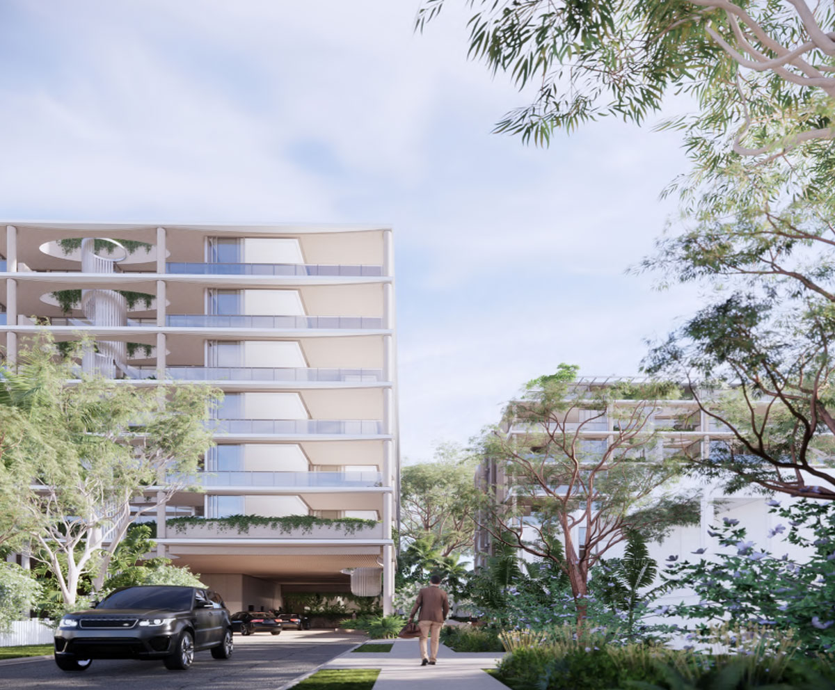 Architectural rendering of 140 Central Avenue, Indooroopilly by TRK Property Group