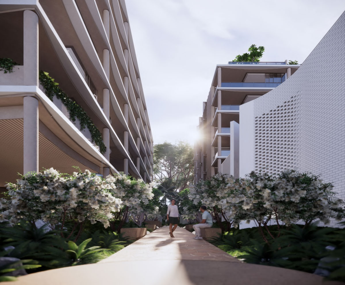 Architectural rendering of 140 Central Avenue, Indooroopilly by TRK Property Group