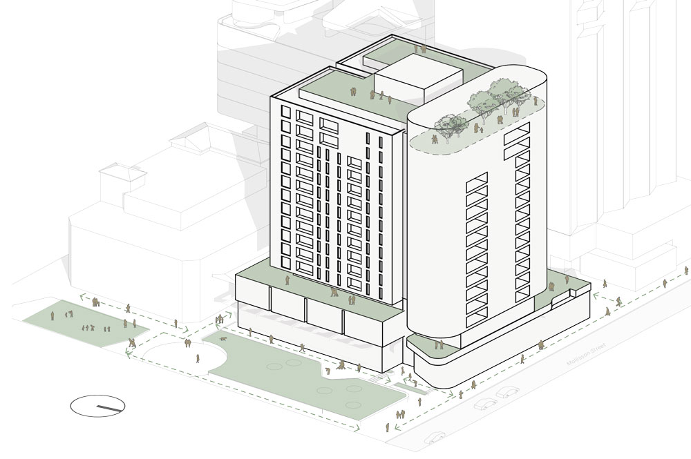 Green Building diagram of Sekisui House's Callista on Park, which is the last stage of West Village