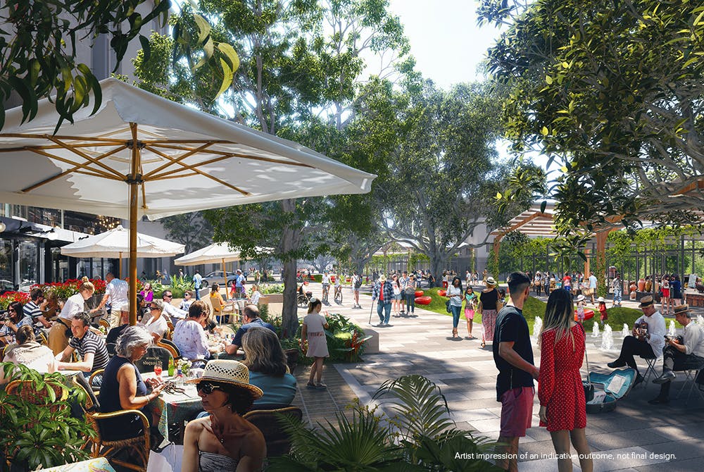 Artist's rendering of proposed Future South Bank - Little Stanley Street