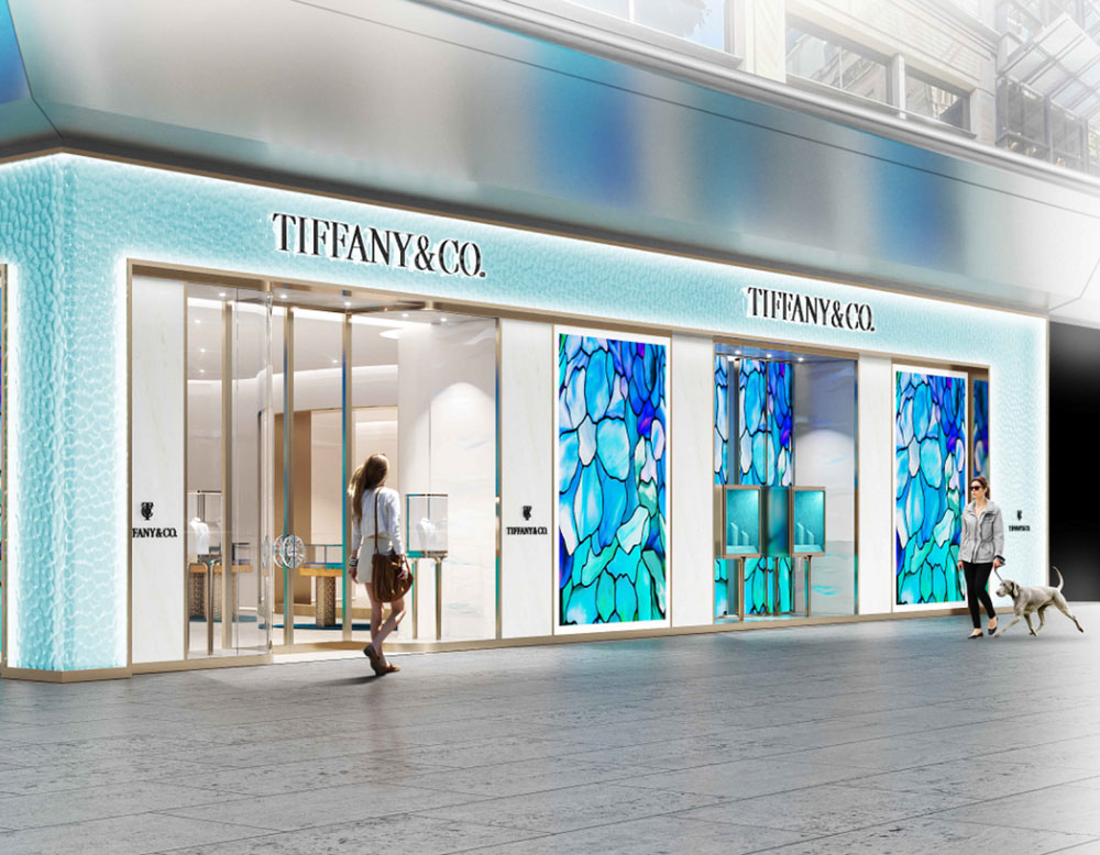 Artist's impression of proposed Tiffany & Co flagship store - Edward St