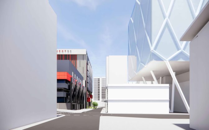 Architectural rendering of NEXTDC's Innovation and Technology Precinct - Stage 2