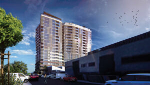 Architectural rendering of 11 Higgs Street, Albion residential development