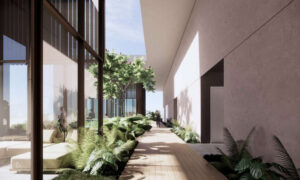 Architectural rendering of proposed Sky Terrace