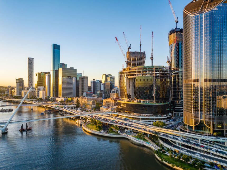 The Star Brisbane & Queens Wharf Brisbane precinct Progress Shot