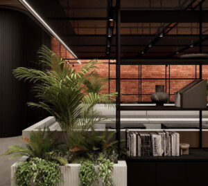 Architectural rendering of 266 Roma Street co-working space