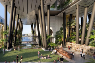 Architectural rendering of 26 Cairns Street development in Kangaroo Point