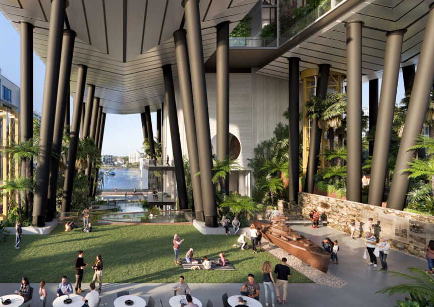 Architectural rendering of 26 Cairns Street development in Kangaroo Point