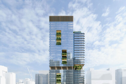 Architectural rendering of ISPT's proposed 150 Elizabeth Street