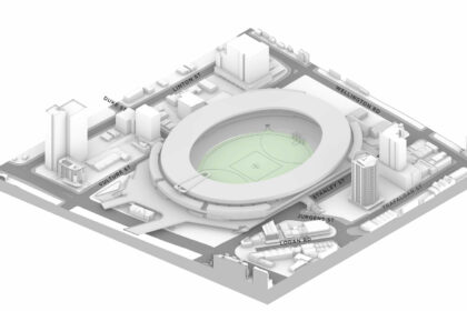 Reference design of the new Olympic Stadium precinct