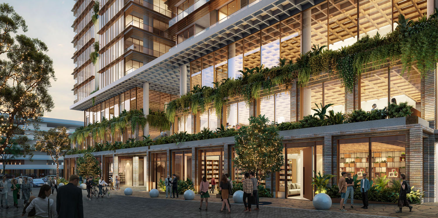 Architectural rendering of 1 Winn Street, Fortitude Valley