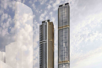 Architectural rendering of Meriton's 204 Alice Street, Brisbane City