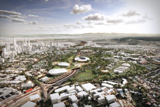 Concept Victoria Park Olympic Stadium by Archipelago