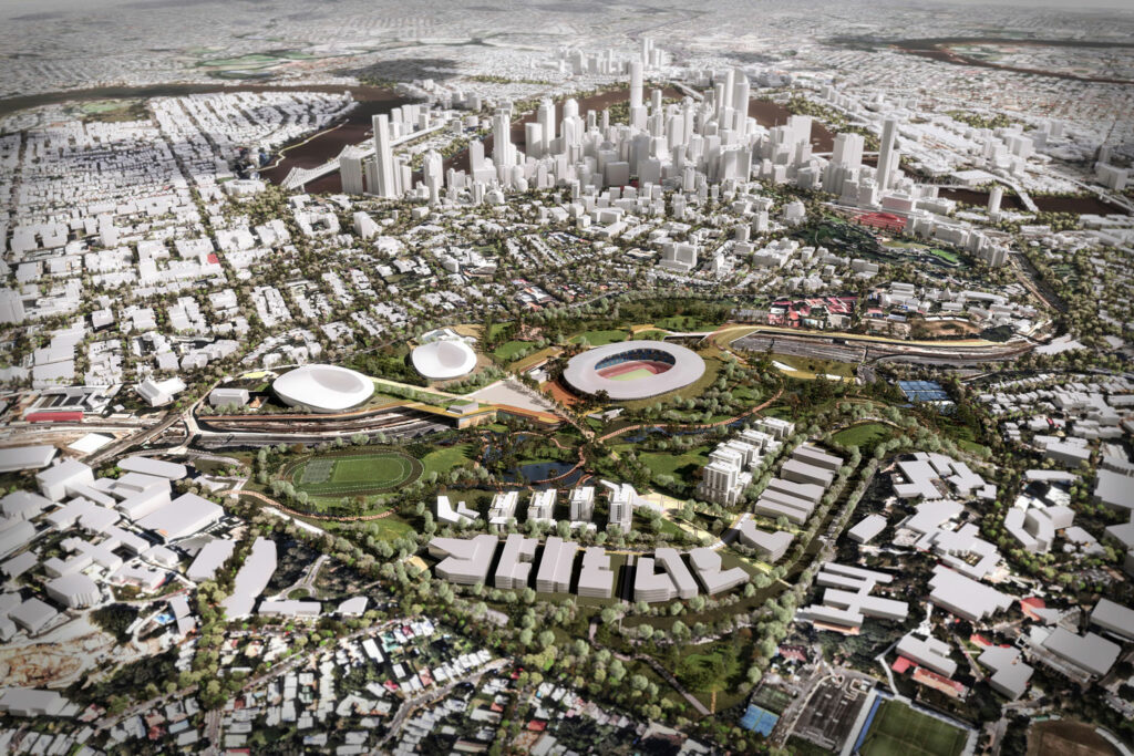 Concept Victoria Park Olympic Stadium by Archipelago  