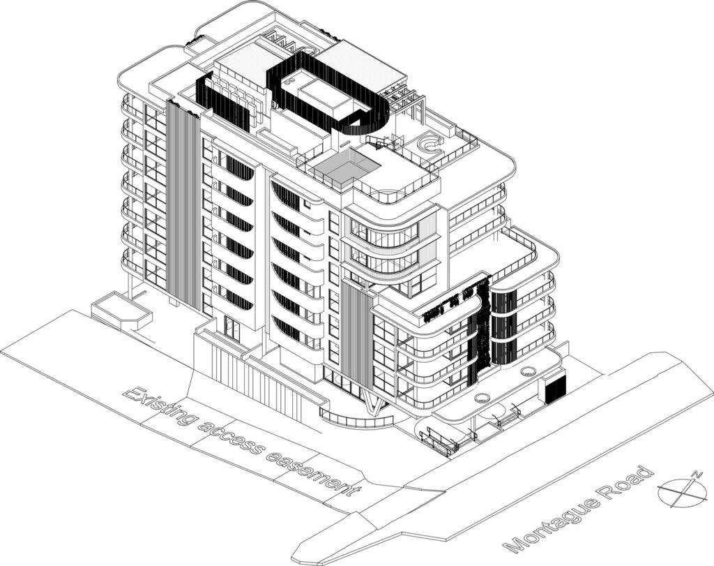 Drawing of 435 Montague Road, West End