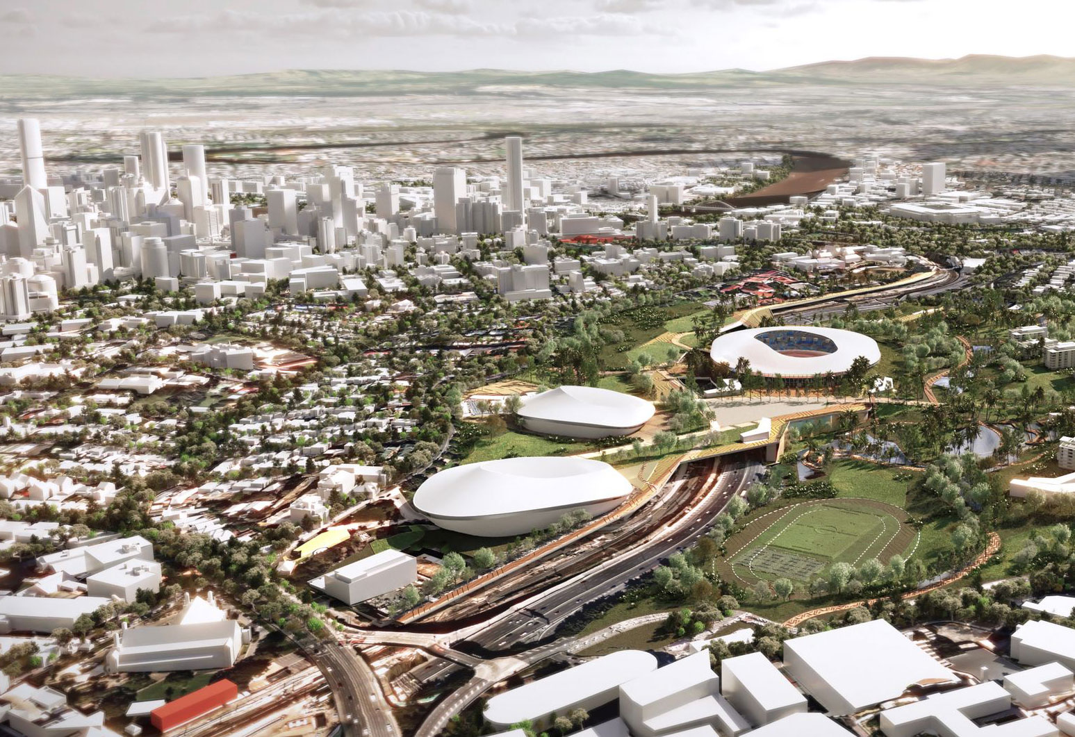 Concept Victoria Park Olympic Stadium by Archipelago