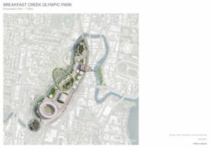 WilkinsonEyre's proposal for a Breakfast Creek Olympic Park precinct