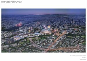 WilkinsonEyre's proposal for a Breakfast Creek Olympic Park precinct